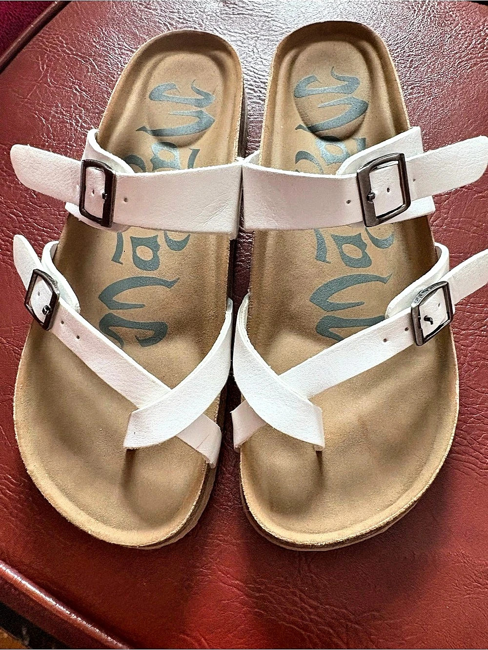 Birkenstock Strappy Sandals in White US 7